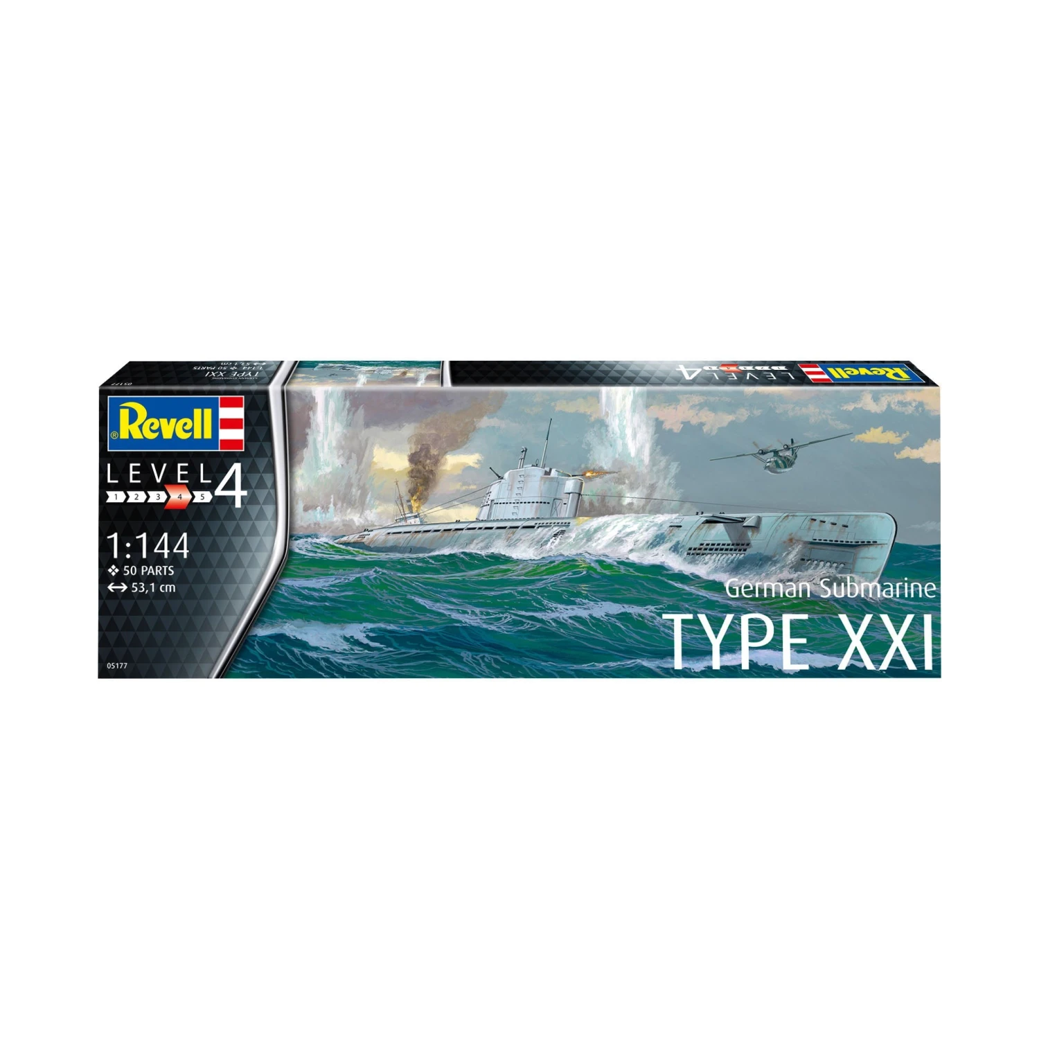 Revell 05177 1/144 German Submarine Type XXI - Image 6