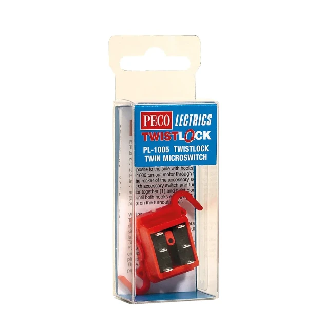 Peco Twistlock Twin Microswitch 1 Peco Twistlock Twin Microswitch