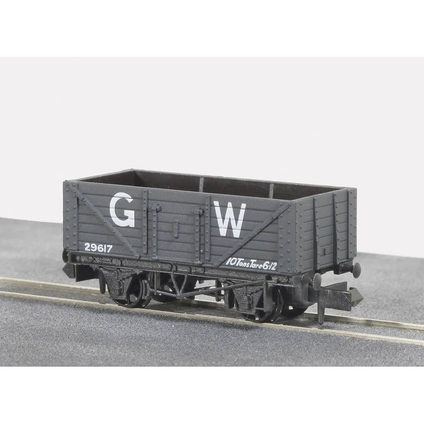 Peco N 9ft 7 Plank Open Wagon GWR Grey 1 Peco N 9ft 7 Plank Open Wagon GWR Grey