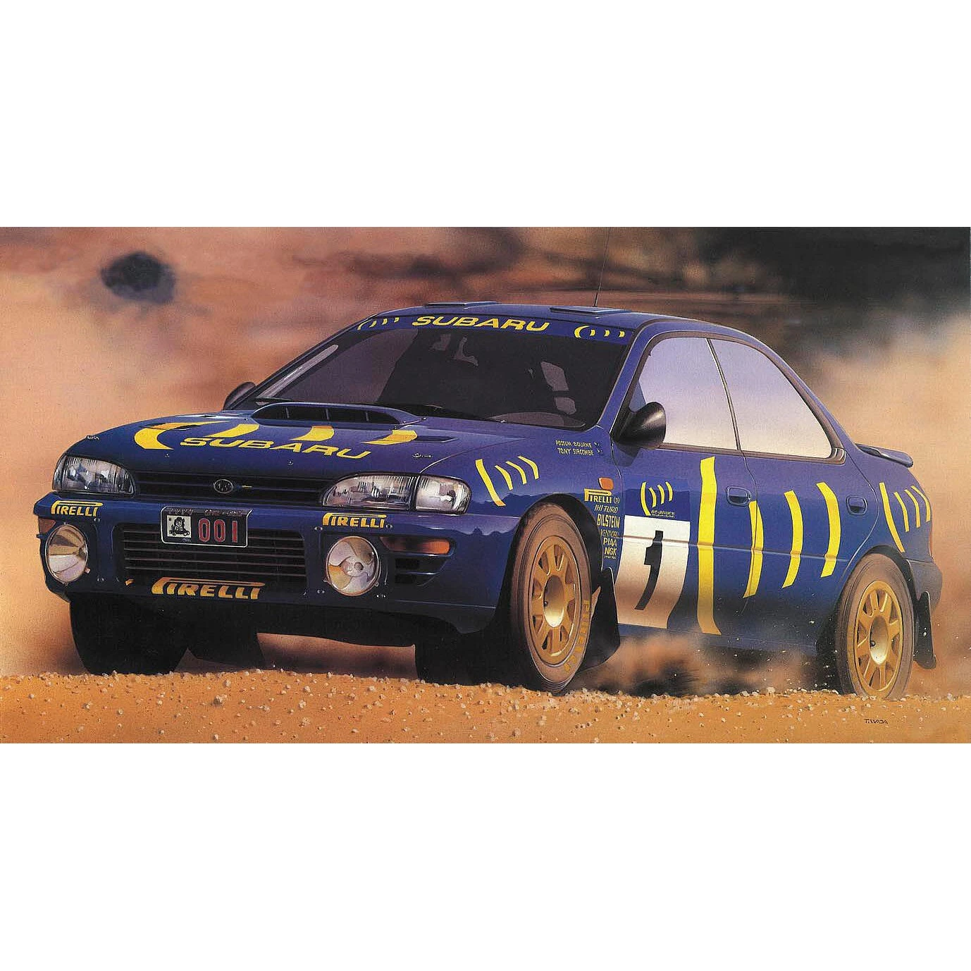 Hasegawa 1/24 SUBARU IMPREZA 1994 HONG KONGBEIJING RALLY WINNER 2 Hasegawa 1/24 SUBARU IMPREZA 1994 HONG KONGBEIJING RALLY WINNER - Image 2