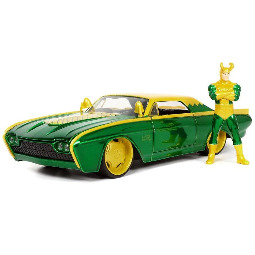 JADA 1/24 Loki 1963 Ford Thunderbird 2 JADA 1/24 Loki 1963 Ford Thunderbird - Image 2