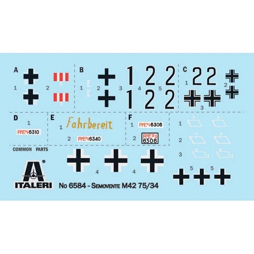 Italeri 1/35 Semovente M42 DA 75/34 3 Italeri 1/35 Semovente M42 DA 75/34 - Image 3