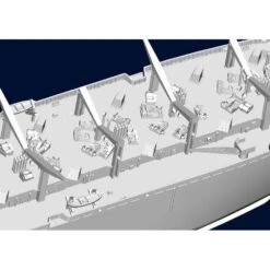 Trumpeter 05785 1/700 AOE Fast Combat Support Ship USS Sacramento(AOE1) Plastic Model Kit -Model Toy Store 55e509678a40a