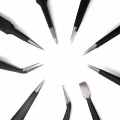 9 Piece Precision Tweezer Set With Bag 11 9 Piece Precision Tweezer Set With Bag -Model Toy Store 560302 3