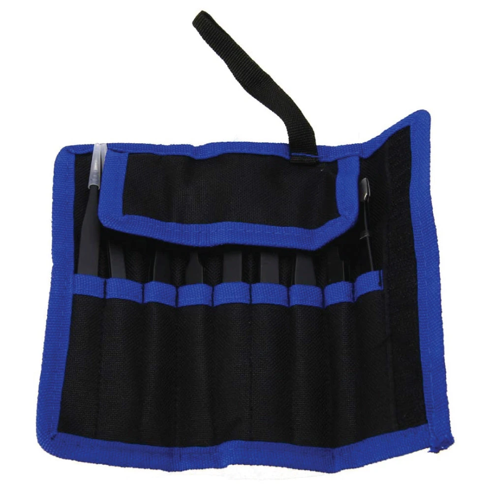 9 Piece Precision Tweezer Set With Bag 7 9 Piece Precision Tweezer Set With Bag - Image 7