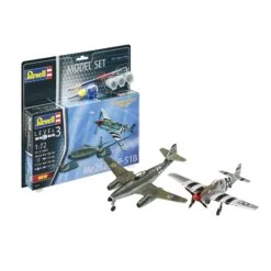 Revell 1/72 Me262 And P51B Combat Set Model Set 5 Revell 1/72 Me262 And P51B Combat Set Model Set -Model Toy Store 63711