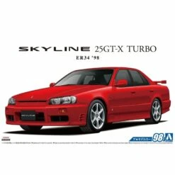 Aoshima 1/24 NISSAN ER34 SKYLINE 25GTX TURBO 98