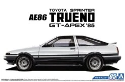 Aoshima 1/24 TOYOTA AE86 SPRINTER TRUENO GTAPEX 85