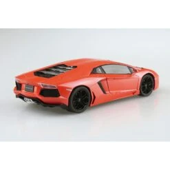 Aoshima 1/24 11 Lamborghini Aventador Orange Pearl -Model Toy Store A006201 1