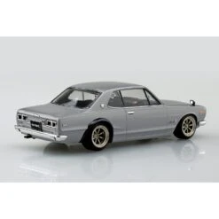 Aoshima 1/32 NISSAN SKYLINE 2000 GTR CUSTOM WHEEL SILVER -Model Toy Store A006470 3