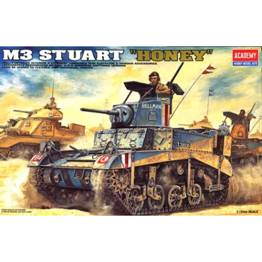 Academy 13270 1/35 British M3 Stuart Honey Plastic Model Kit 1 Academy 13270 1/35 British M3 Stuart Honey Plastic Model Kit