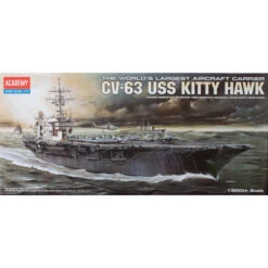 Academy 14210 1/800 U.S.S. CVN63 Kitty Hawk Plastic Model Kit