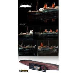 Academy 14220 1/700 R.M.S. Titanic + LED Set MCP Plastic Model Kit 6 Academy 14220 1/700 R.M.S. Titanic + LED Set MCP Plastic Model Kit -Model Toy Store AC14220 1