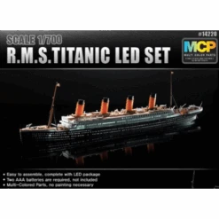 Academy 14220 1/700 R.M.S. Titanic + LED Set MCP Plastic Model Kit