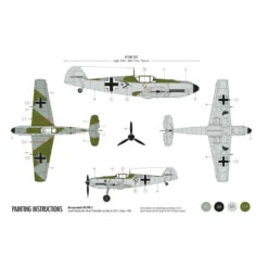 Airfix 1/72 Messerschmitt Bf109E Starter Set
