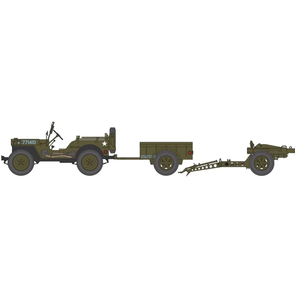 Airfix 172 Willys MB Jeep Starter Set 4 Airfix 172 Willys MB Jeep Starter Set - Image 4