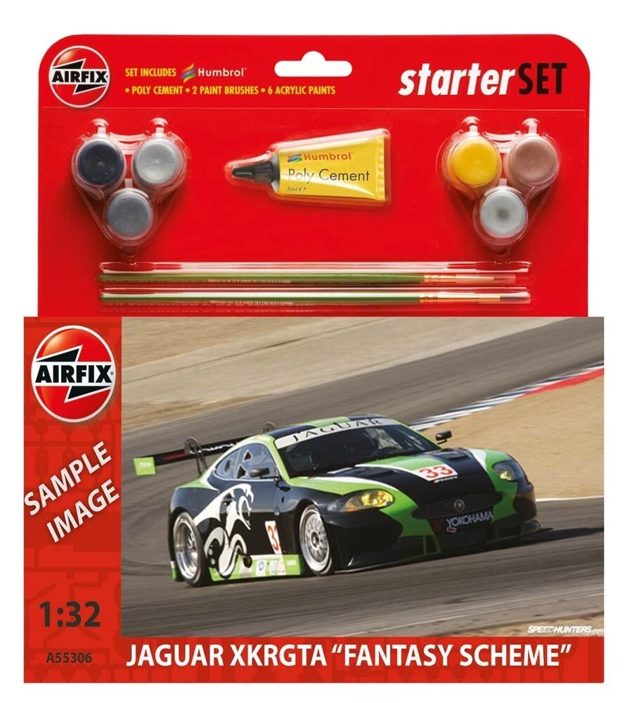 Airfix 1/32 Jaguar XKR GT3 Fantasy Scheme Starter Set 5 Airfix 1/32 Jaguar XKR GT3 Fantasy Scheme Starter Set - Image 5
