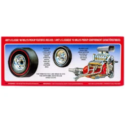 AMT 1145M 1/25 1940 Willys Pickup Gasser CocaCola Plastic Model Kit -Model Toy Store AMT1145M 3