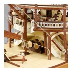20515 1/80 King Of The Mississippi 2021 Wooden Ship Model -Model Toy Store ART20515 11