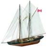 1/75 Bluenose II Wooden Ship Model