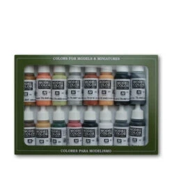Vallejo 70107 Model Colour German Colors WWII 16 Colour Acrylic Paint Set