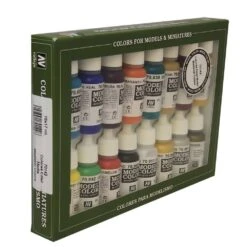 Vallejo 70142 Model Colour Medieval Colors 16 Colour Acrylic Paint Set 5 Vallejo 70142 Model Colour Medieval Colors 16 Colour Acrylic Paint Set -Model Toy Store AV70142 1