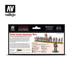 Vallejo 70163 Model Colour Wargames British Infantry Napoleonic Wars 8 Colour Acrylic Paint Set 5 Vallejo 70163 Model Colour Wargames British Infantry Napoleonic Wars 8 Colour Acrylic Paint Set -Model Toy Store AV70163 2