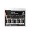 Vallejo 77604 Metal Colour Engine 4 Colour Acrylic Paint Set