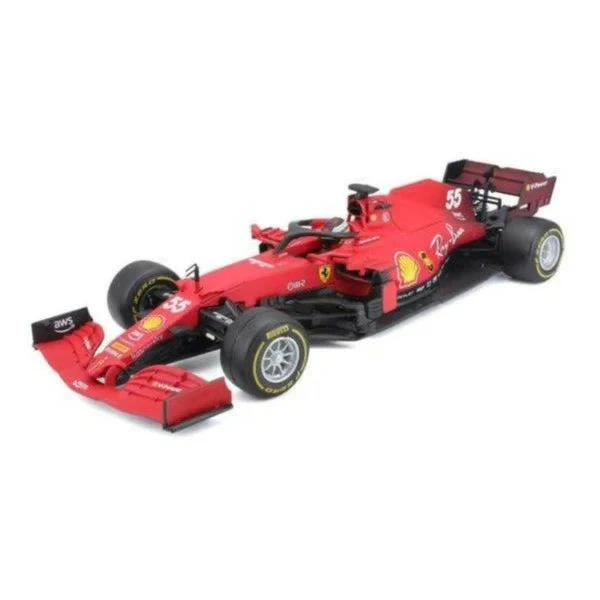 Bburago 1/18 Ferrari Racing 2021 F1 SF21 Carlos Sainz 3 Bburago 1/18 Ferrari Racing 2021 F1 SF21 Carlos Sainz - Image 3