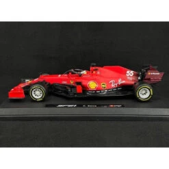Bburago 1/18 Ferrari Racing 2021 F1 SF21 Carlos Sainz 15 Bburago 1/18 Ferrari Racing 2021 F1 SF21 Carlos Sainz -Model Toy Store BC16809S 5