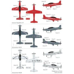1/72 Pilatus PC21 Plastic Model Kit Aus Decals 16 1/72 Pilatus PC21 Plastic Model Kit Aus Decals -Model Toy Store BTZ72101 2