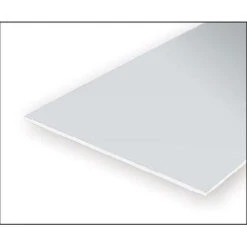 Evergreen 14041 White Polystyrene Clapboard Sheet 0.040 X 12 X 24 / 1mm X 30cm X 61cm