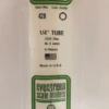 Evergreen 428 White Polystyrene Round Tube 0.250 X 24 / 6.4mm X 61cm
