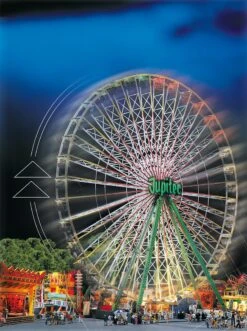 Faller HO Ferris Wheel 5 Faller HO Ferris Wheel -Model Toy Store FB140470 3