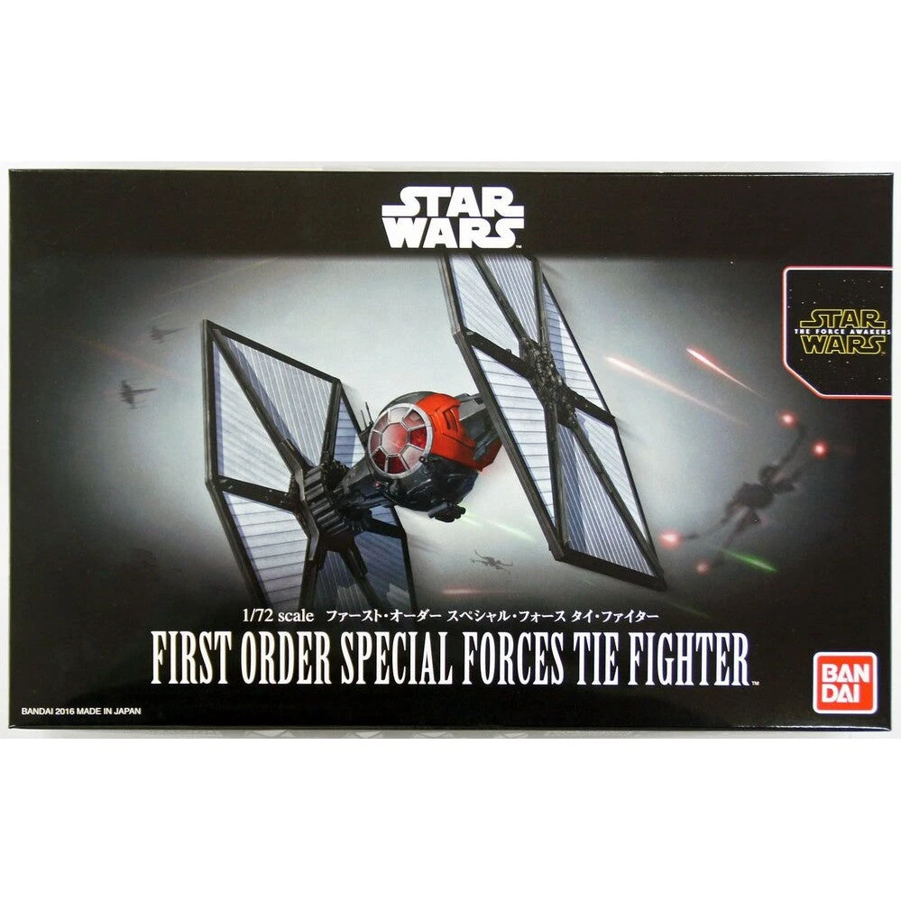 Bandai 1/72 FIRST ORDER SPECIAL FORCES TIE FIGHTER 1 Bandai 1/72 FIRST ORDER SPECIAL FORCES TIE FIGHTER