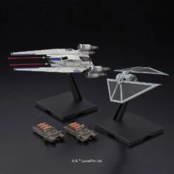 Bandai 1/144 UWING FIGHTER And TIE STRIKER -Model Toy Store G0212184 1