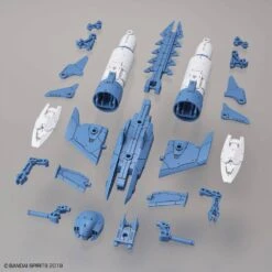 Bandai 30MM 1/144 Extended Armament Vehicle ATTACK SUBMARINE Ver.[BLUE GRAY] -Model Toy Store G5060736 2