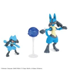 Pokemon Model Kit RIOLU And LUCARIO -Model Toy Store G5060856 2