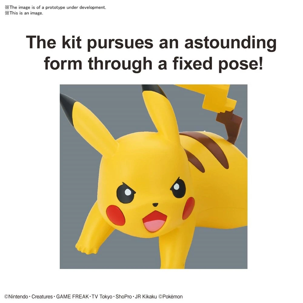 Pokemon Model Kit Quick!! 03 PIKACHUBATTLE POSE 1 Pokemon Model Kit Quick!! 03 PIKACHUBATTLE POSE