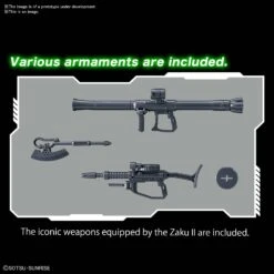 Bandai HG 1/144 MS06 ZAKU II 11 Bandai HG 1/144 MS06 ZAKU II -Model Toy Store G5061545 3