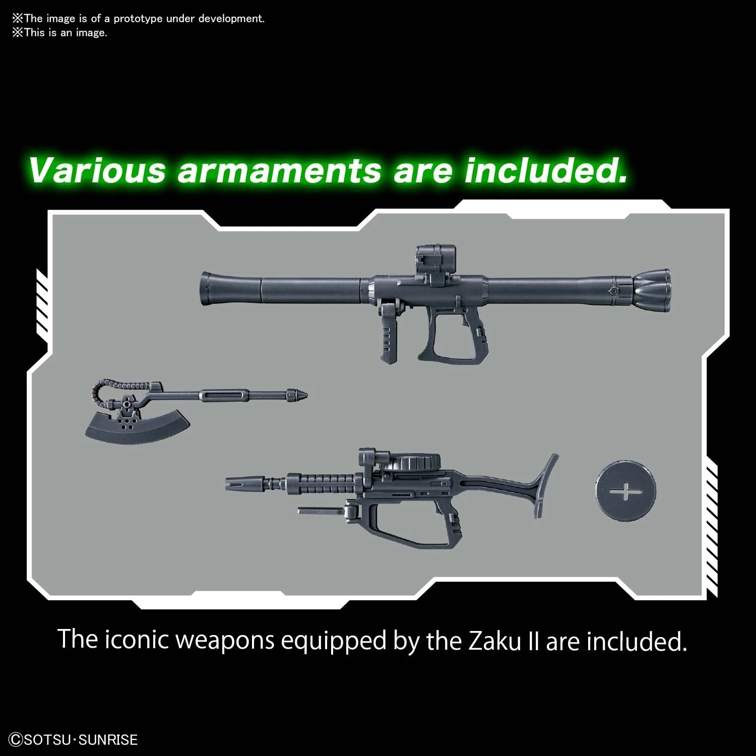 Bandai HG 1/144 MS06 ZAKU II 6 Bandai HG 1/144 MS06 ZAKU II - Image 6