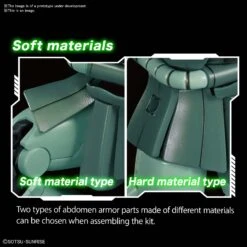 Bandai HG 1/144 MS06 ZAKU II 10 Bandai HG 1/144 MS06 ZAKU II -Model Toy Store G5061545 4