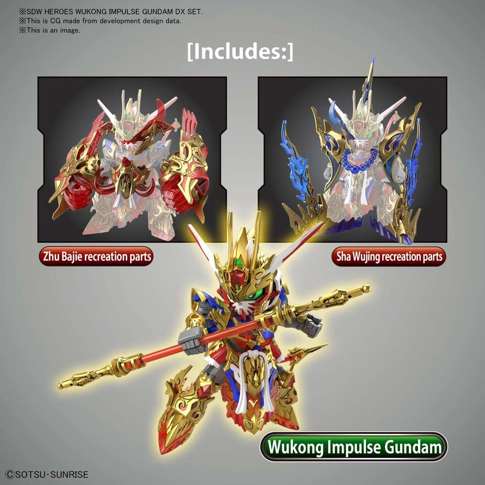 Bandai SDW HEROES WUKONG IMPULSE GUNDAM DX SET 4 Bandai SDW HEROES WUKONG IMPULSE GUNDAM DX SET - Image 4