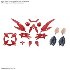 Bandai 30MS OPTION PARTS SET 2 FLIGHT ARMOR -Model Toy Store G5061922 1