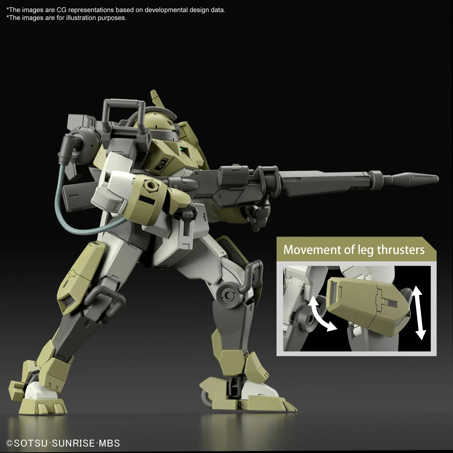 Bandai HG 1/144 CHUCHUS DEMI TRAINER Tentative 7 Bandai HG 1/144 CHUCHUS DEMI TRAINER Tentative - Image 7