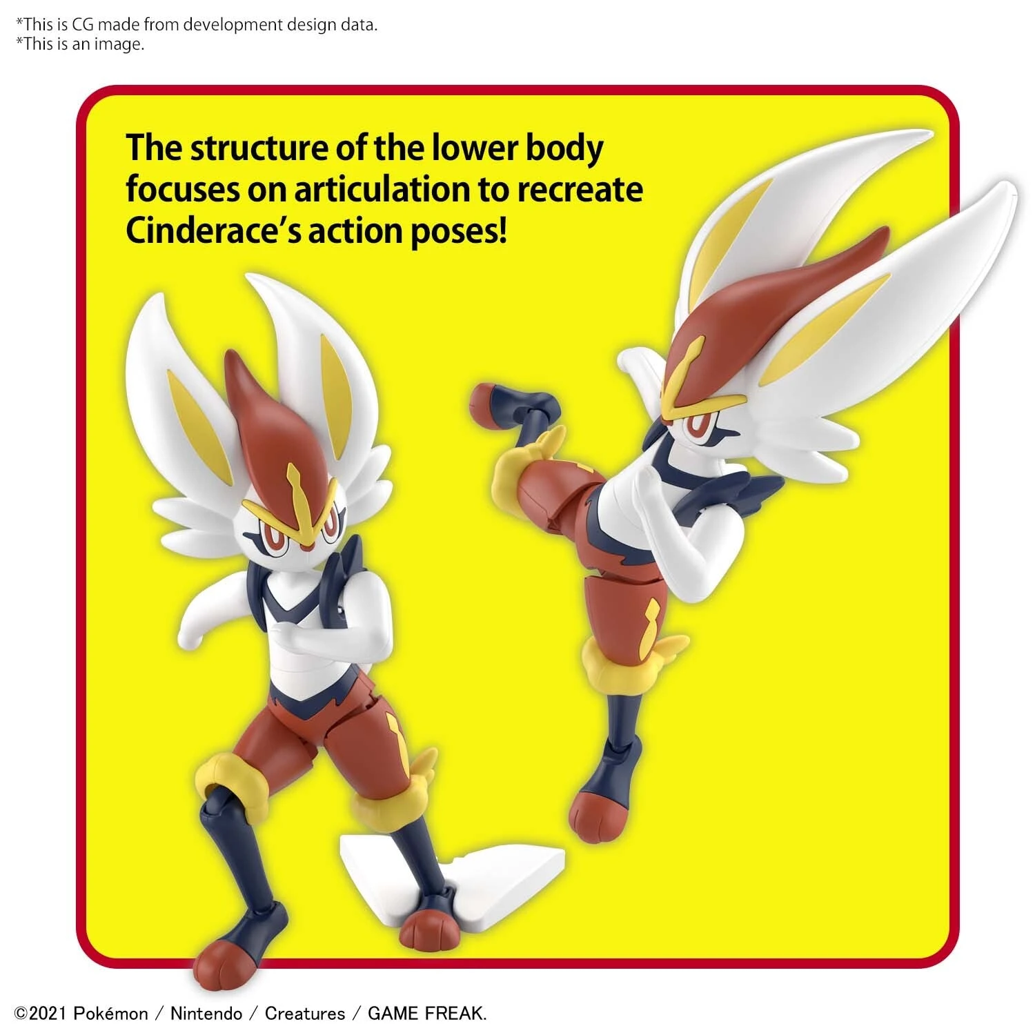 Pokemon Model Kit CINDERACE 7 Pokemon Model Kit CINDERACE - Image 7