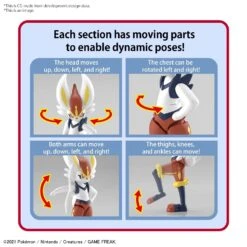 Pokemon Model Kit CINDERACE 17 Pokemon Model Kit CINDERACE -Model Toy Store G5063381 4