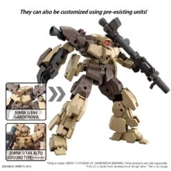 Bandai 30MM 1/144 BEXM29 GARDONOVA [BROWN] -Model Toy Store G5063387 4cb11e2a b3df 40eb 8bee 81d162178829