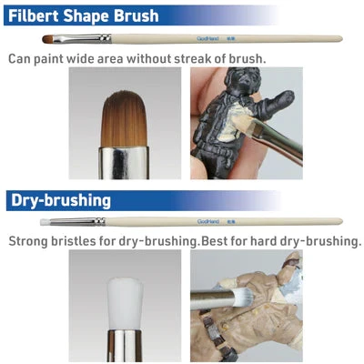 Brushwork SemiPRO 4 Brushes Set 6 Brushwork SemiPRO 4 Brushes Set - Image 6