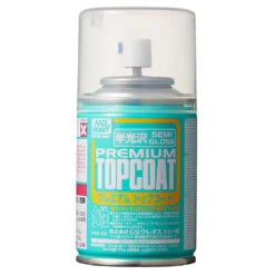 Mr Premium Topcoat Semi Gloss Spray
